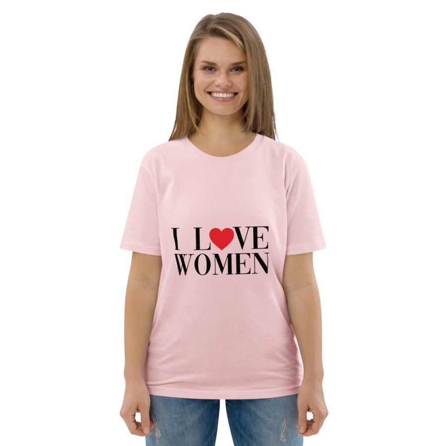 Women's "I LOVE WOMEN" t-shirt - Image 2